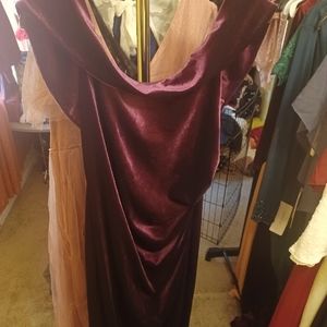 Large Elegant purple dress